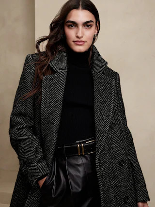 Cortazar Herringbone Coat | Banana Republic (US)