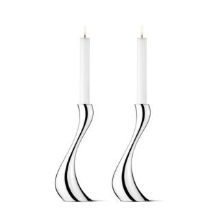 Georg Jensen Cobra Large Candleholder, Set of 2  | Bloomingdale's Georg Jensen | Bloomingdale's (US)
