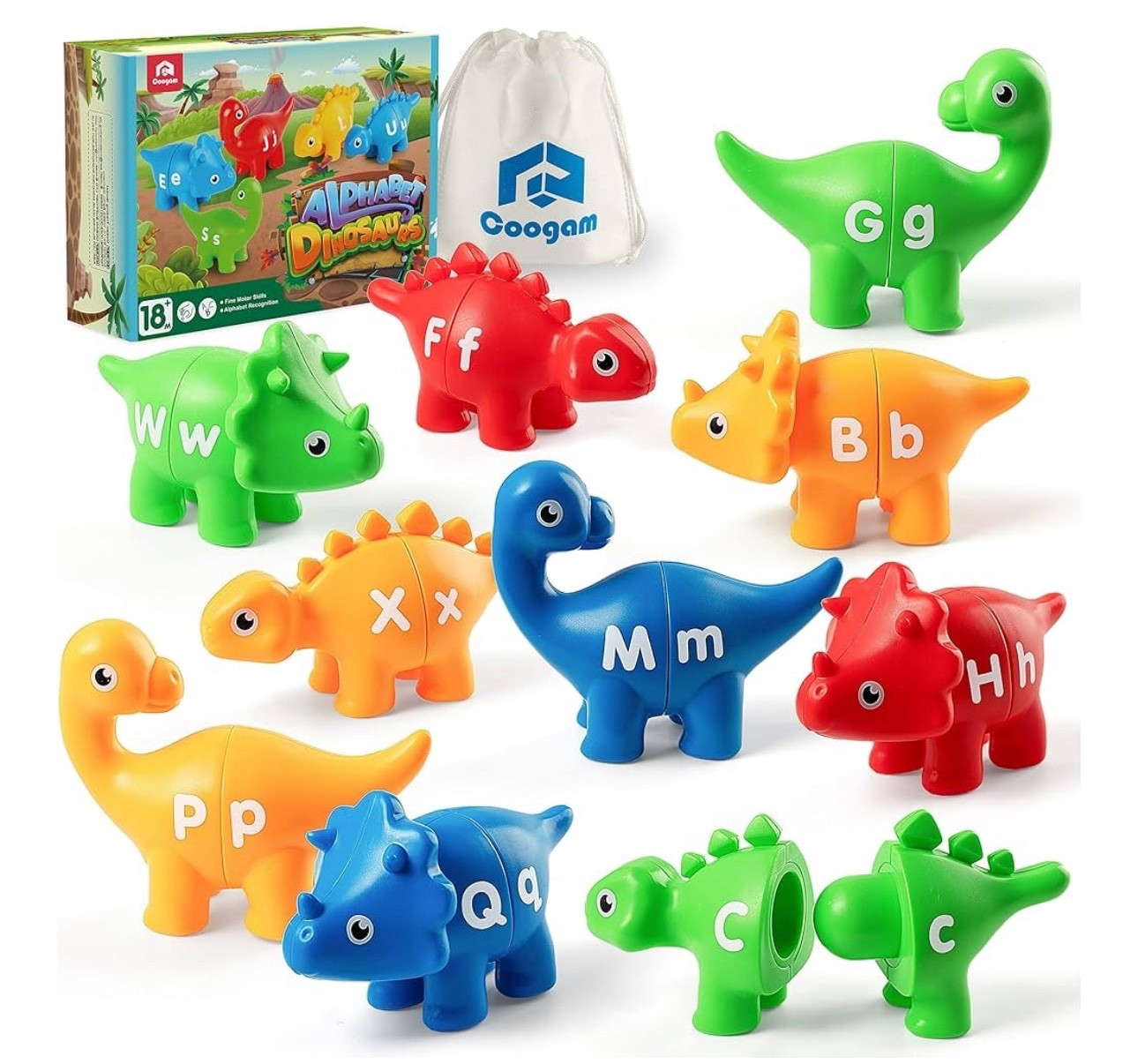 13% off 🎉

Coogam Matching Letters Fine Motor Toy, 26 PCS Double-Sided ABC Dinosaur Alphabet Match Game with Uppercase Lowercase, Preschool Educational Montessori Learning Toys for Toddlers

#LTKKids #LTKSaleAlert