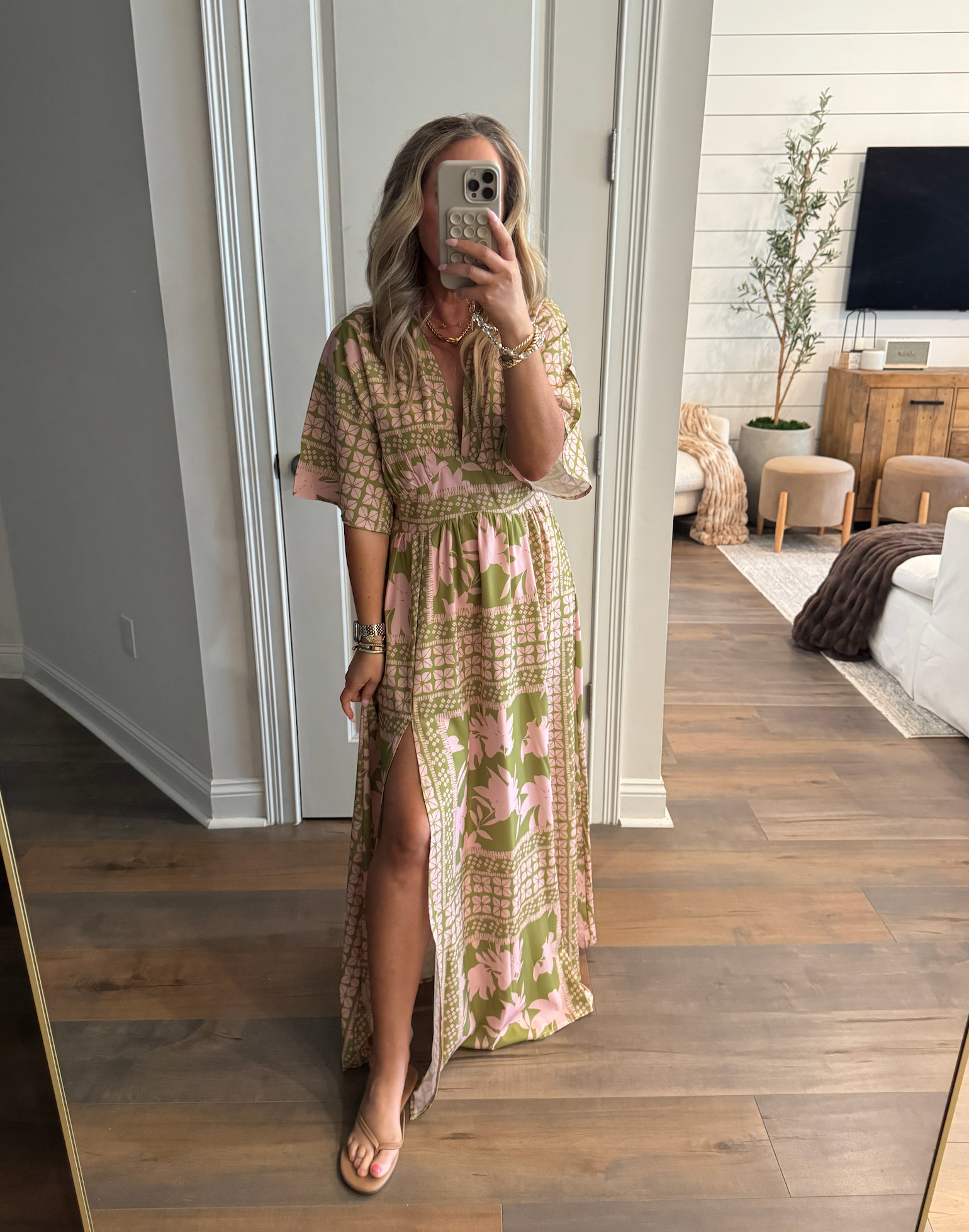 Go-to dress for warm days!
Wearing size S! 

Amazon finds, look for less, beach vacation, spring and summer, resort wear, flattering, flowy dress, hot weather, Florida, tropical, pink and green, vacay look, outfit inspo, affordable fashion. 

 #LTKootd #LTKSeasonal