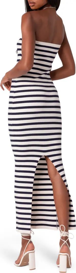 Stripe Strapless Rib Sweater Dress | Nordstrom