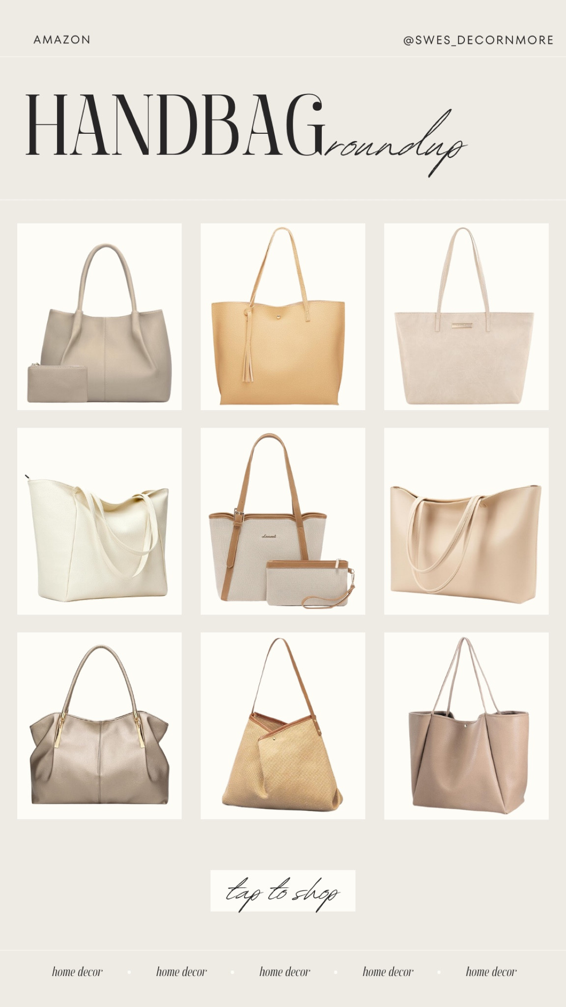 Here is another Amazon handbag roundup only this time it is on large tote purses! You can fit purse organizers into these as well so all your essentials are not free flowing around in your bag! I will link one that I use! They are under $30!!! 

#LTKSeasonal #LTKFindsUnder50 #LTKStyleTip