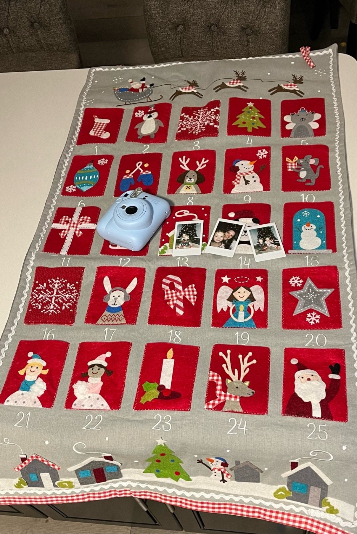 A Christmas tradition idea! (found on IG/TT)

Take one photo a day in December and place in corresponding day slot. After 25 days, put photos in album and collect more photos every year!

My original quilt is from Pottery Barn Kids but I also linked some similar ones!

#LTKSeasonal #LTKHoliday #LTKCyberWeek
