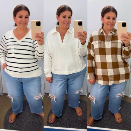 Old Navy try on with these plus size tops and plus size jeans! Follow along for more plus size fall fashion and plus size fall outfits this season! 
3/27

#LTKSeasonal #LTKstyletip #LTKplussize