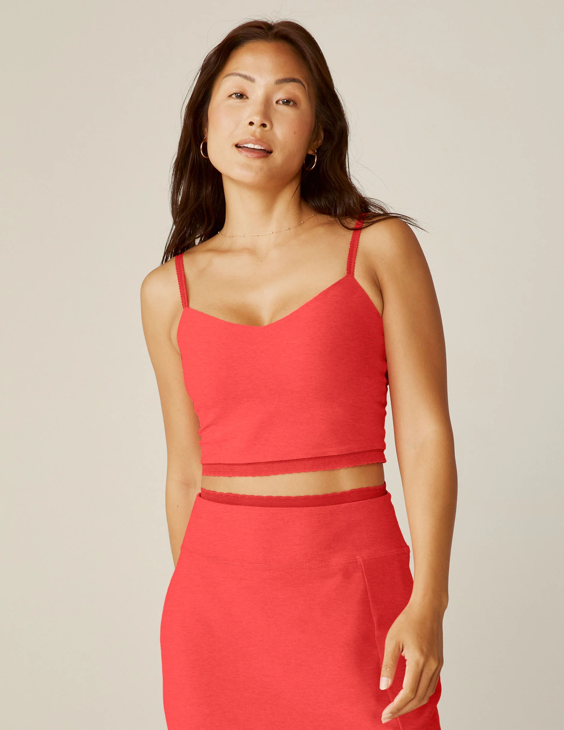 Spacedye Allure Lace High Cropped Tank | Beyond Yoga | Beyond Yoga