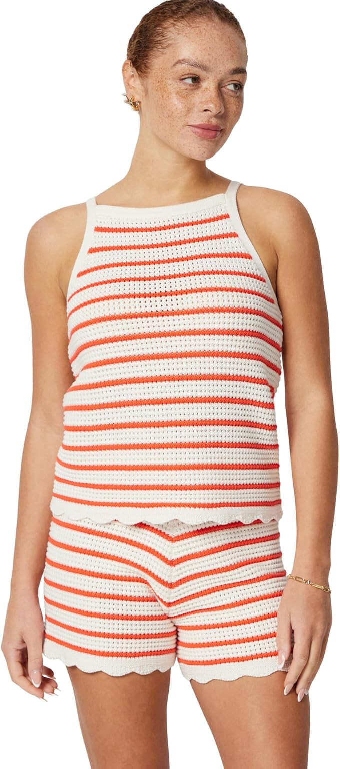 Amazon Essentials x Sofia Grainge Mommy & Me Cotton Crochet Sweaters & Tank Sets | Amazon (US)