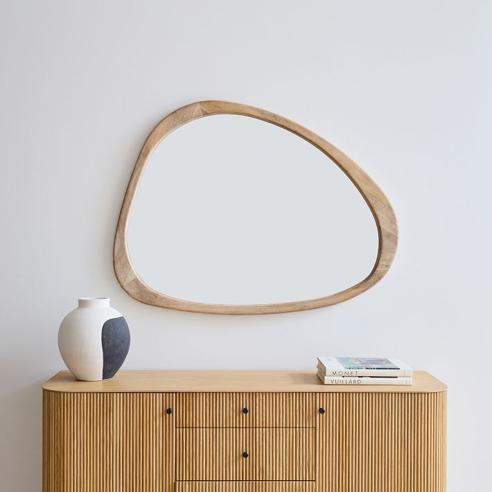 Mid Century Asymmetrical Wall Mirror | West Elm (US)