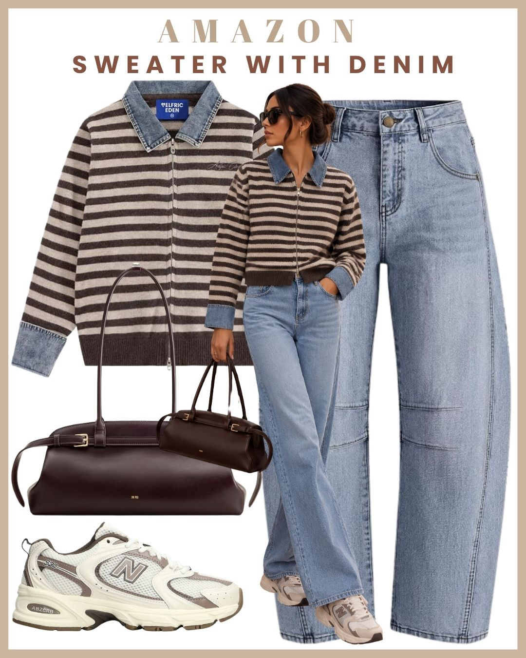 The sweater with a denim collar you need this fall 🤎💙🍂

A cozy sweater with a denim collar is such a cute way to make your fall outfits feel a little more elevated — without trying too hard. ✨

Style it with tailored trousers for work, jeans for a casual day out, or a skirt for a more feminine fall look.Add loafers, ankle boots, or sneakers depending on the vibe.

And the best part? This one is an affordable Amazon find!  

 #LTKgrwm #LTKootd #LTKWorkwear