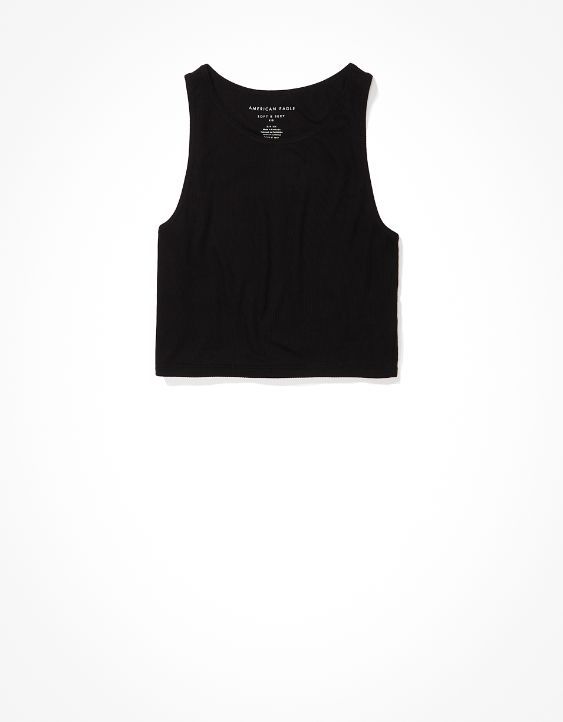 AE High-Neck Crop Tank | American Eagle Outfitters (US & CA)