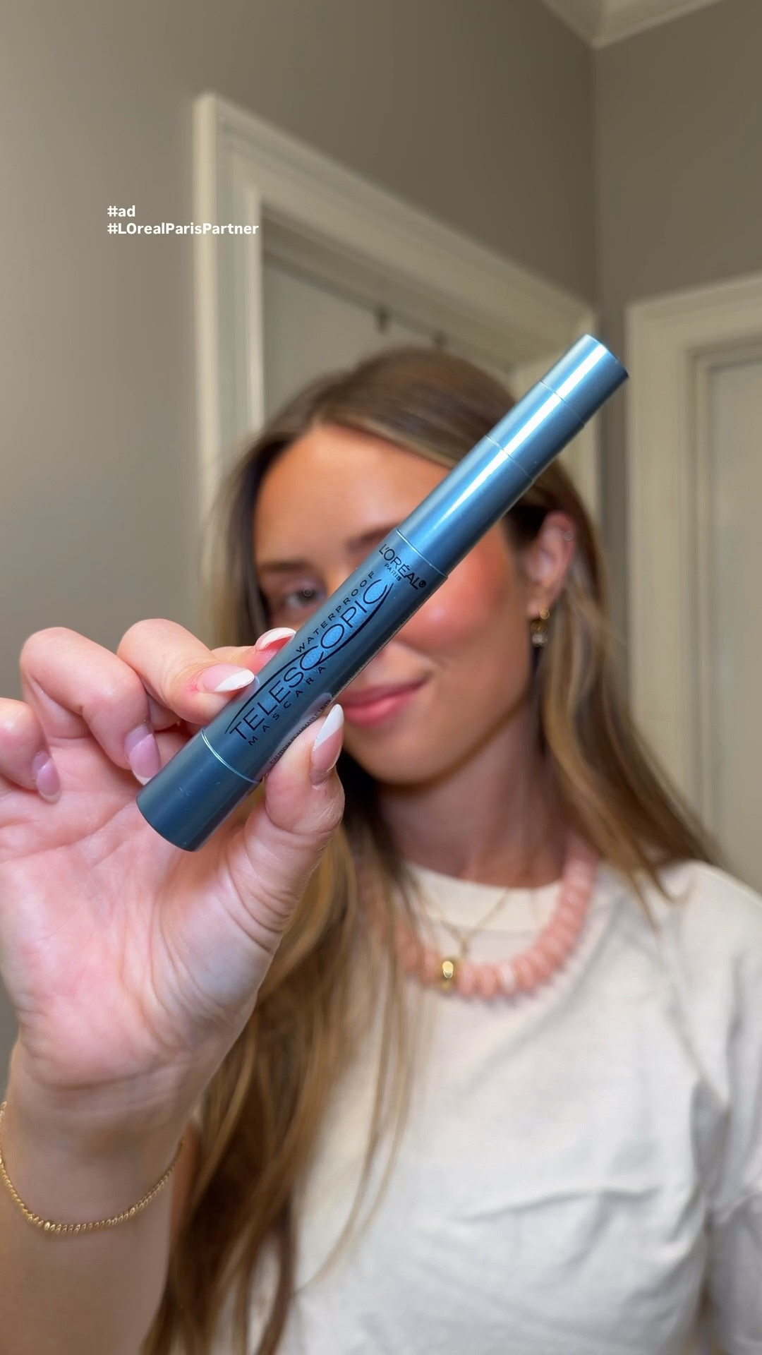 #ad #LOrealParisPartner Summer heat 🤝 lashes that actually stay put with length and no clumps! ☀️💦 L'Oréal Paris Telescopic Waterproof Mascara from @Target Shop here! ✨
@lorealparis @target @targetstyle @Shop.LTK
#targetpartner #LOrealParisMakeup #liketkit

#LTKgrwm #LTKBeauty #LTKmorningroutine