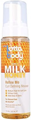 Lottabody Milk Honey Define Me Curl Defining, MOUSSE, 7 Fl Oz | Amazon (US)