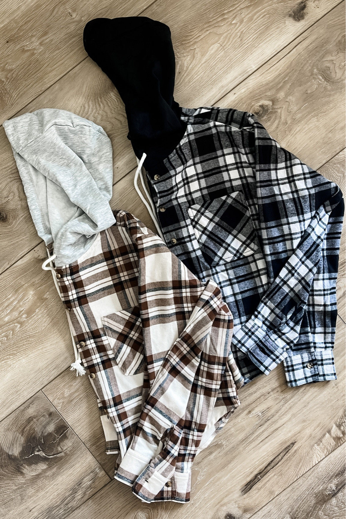 No boundaries hooded discount flannel