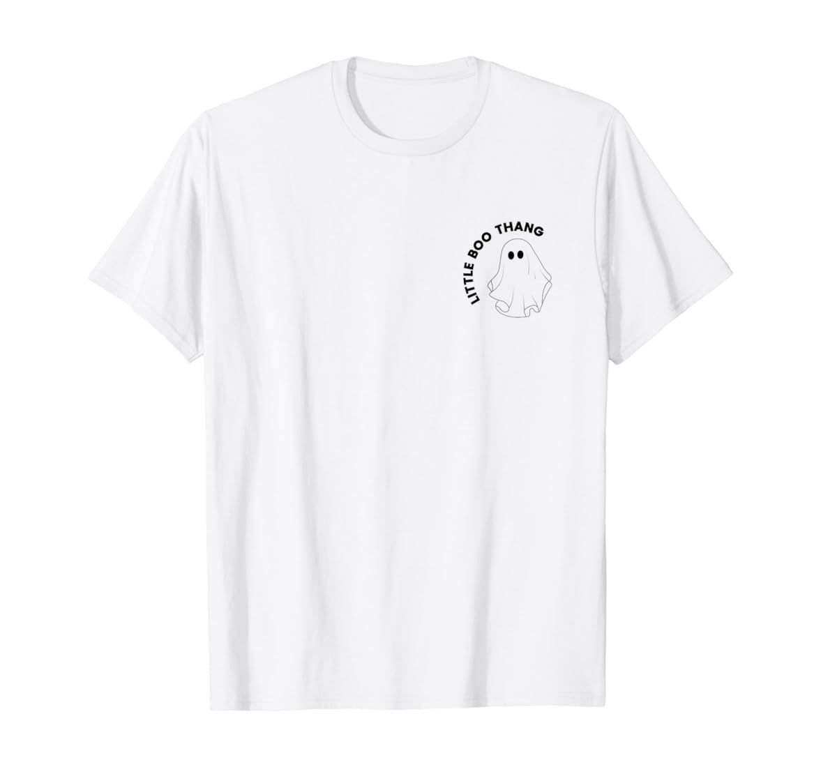 Ghost Little Boo Thang Cute Minimal Halloween T-Shirt | Amazon (US)