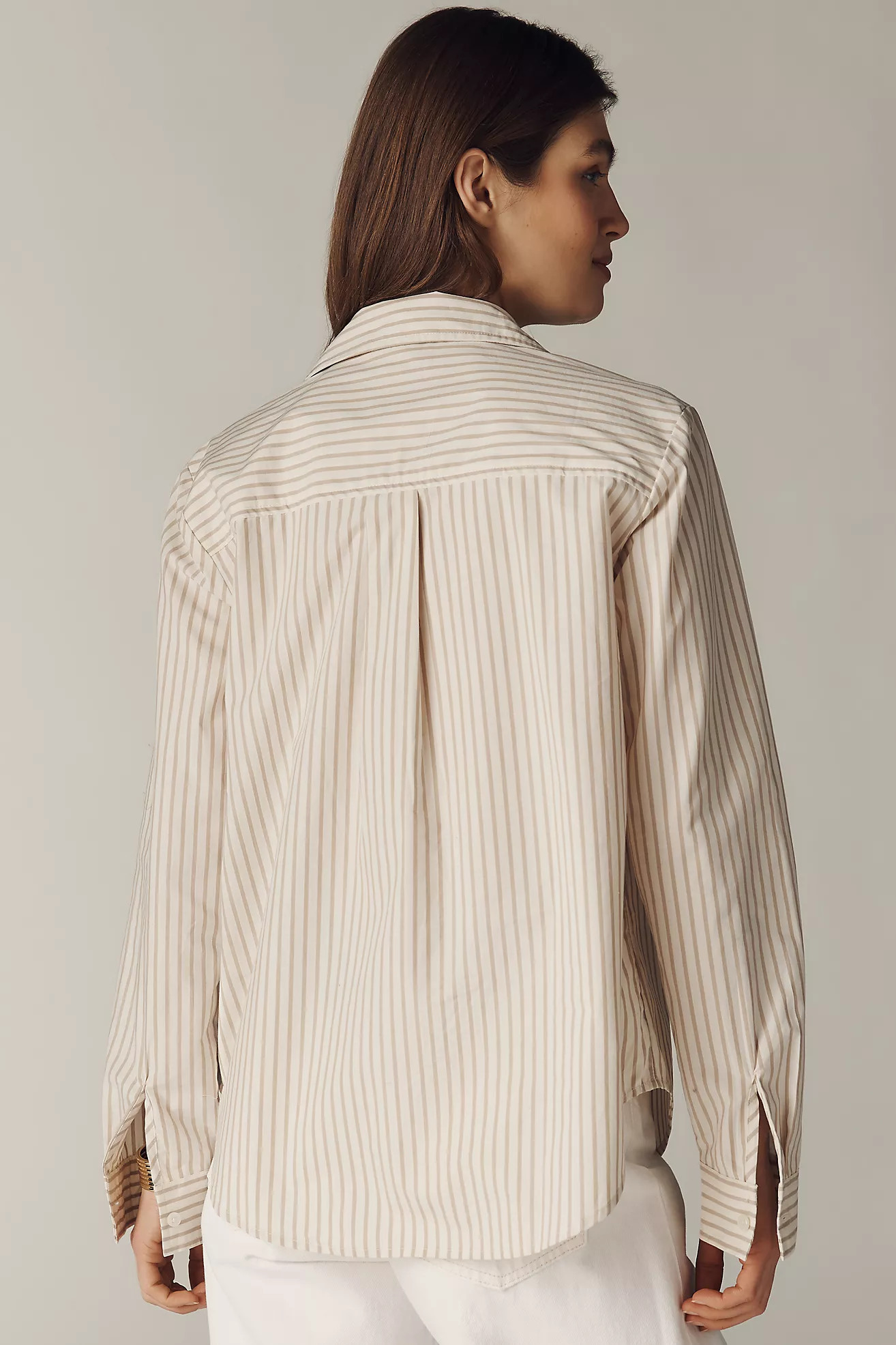 Maeve Kate 100% Cotton Classic Buttondown Shirt | Anthropologie (US)