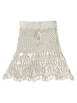 'Natalie' Tassels Knitted Cover-up Skirt (7 Photos) | Goodnight Macaroon