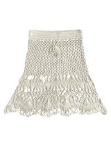 'Natalie' Tassels Knitted Cover-up Skirt (7 Photos) | Goodnight Macaroon