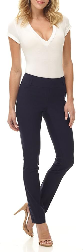 Rekucci Women's Ease into Comfort Stretch Slim Pant | Amazon (US)