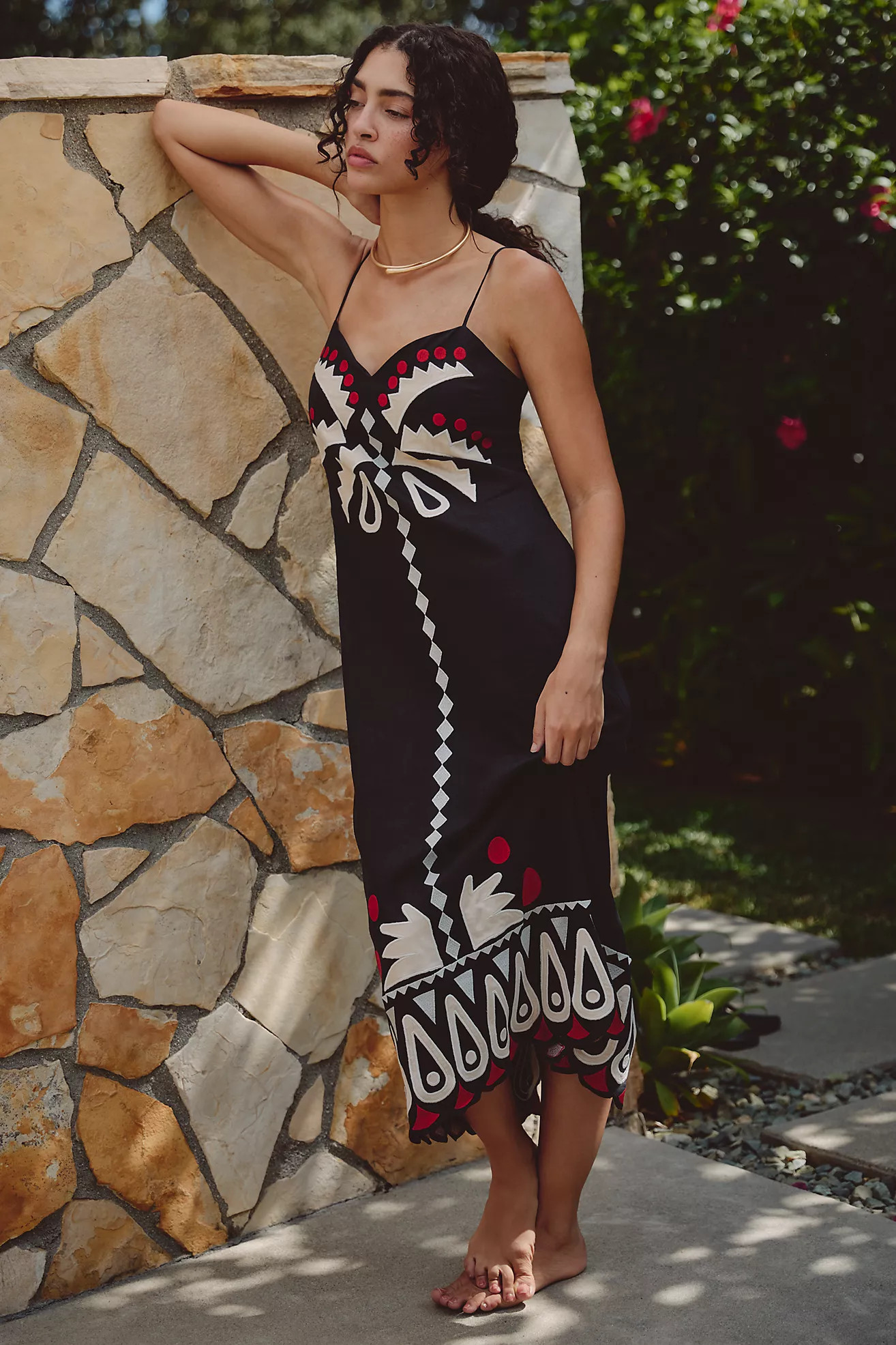 Farm Rio x Anthropologie Cutwork Maxi Dress | Anthropologie (US)