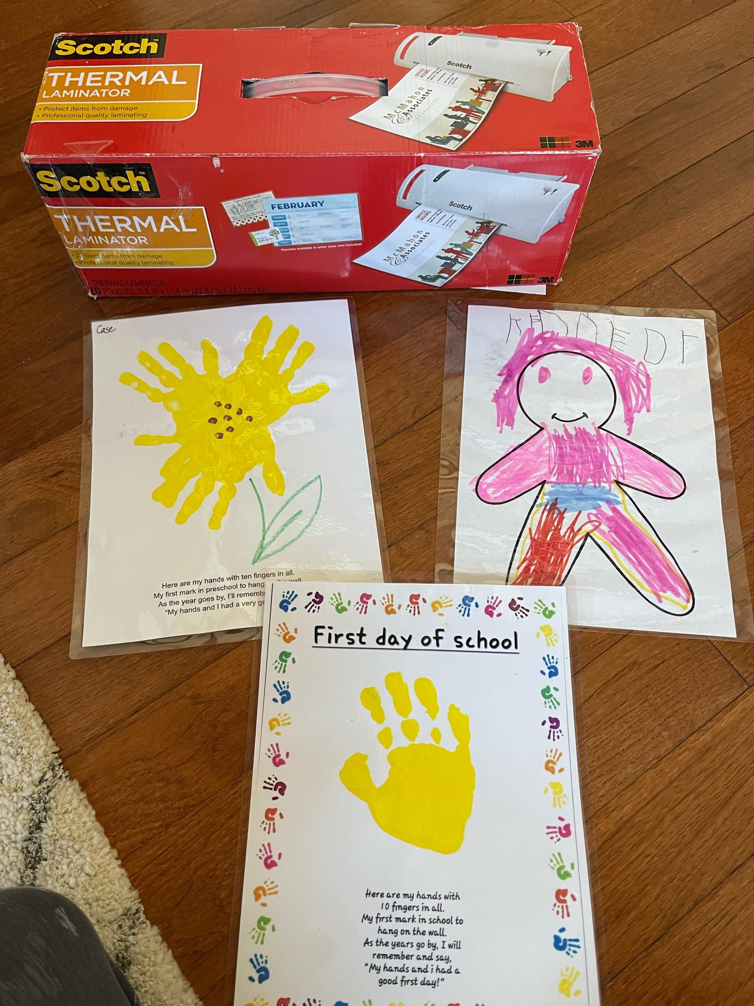 Having a laminator at home is such a game changer for moms! Makes keeping keepsake projects so much easier 

#LTKFamily #LTKKids #LTKHome