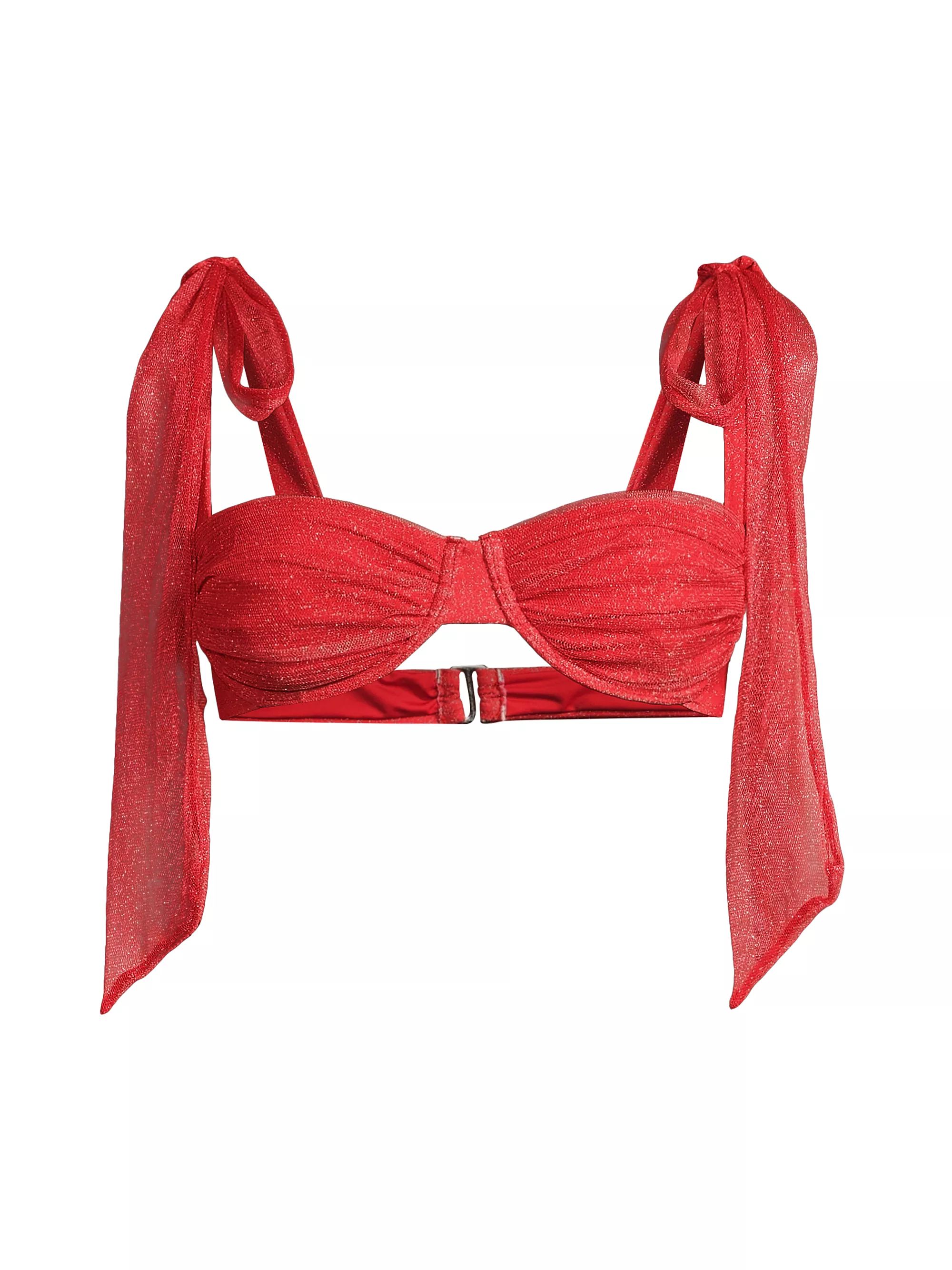Drea Shimmer Underwire Bikini Top | Saks Fifth Avenue