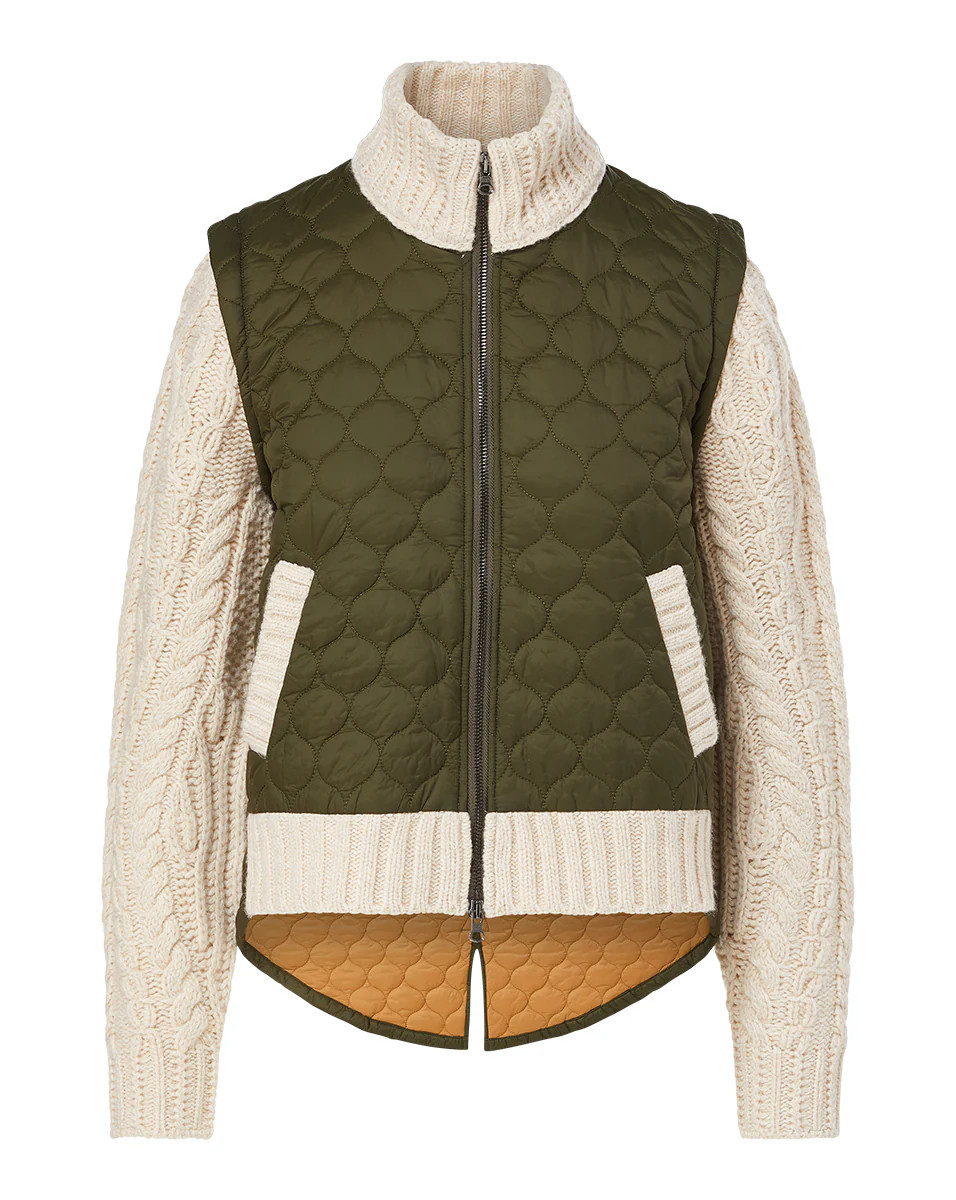 Patra Mixed-Media Jacket | Veronica Beard