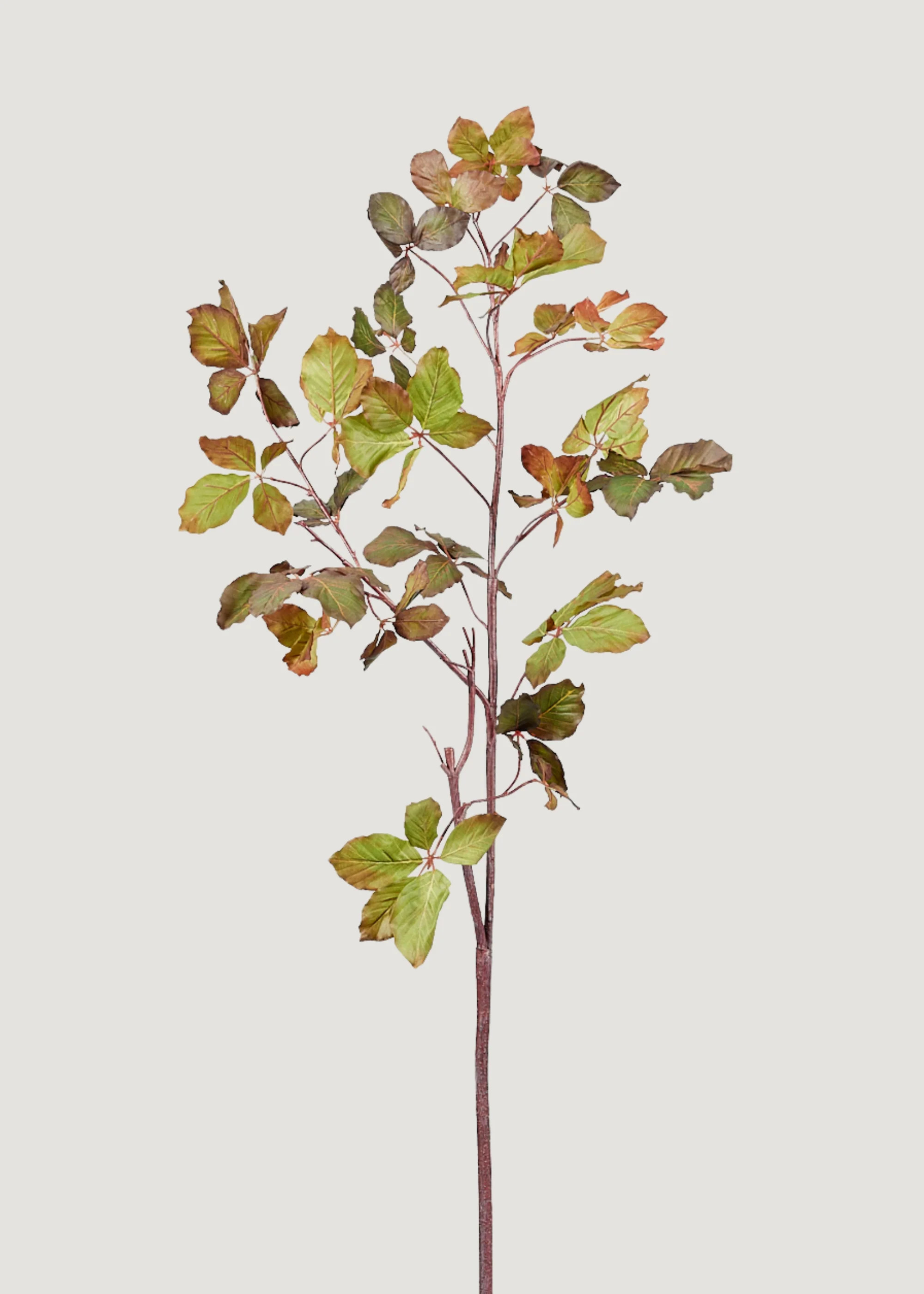 Burgundy Green Leaf Branch | Artificial Tall Branches at Afloral.com | Afloral