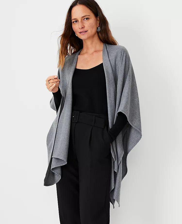 Open Front Poncho | Ann Taylor (US)