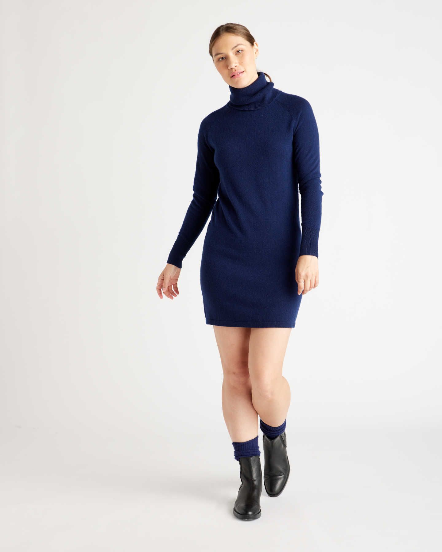 Cashmere Turtleneck Sweater Dress | Quince | Quince