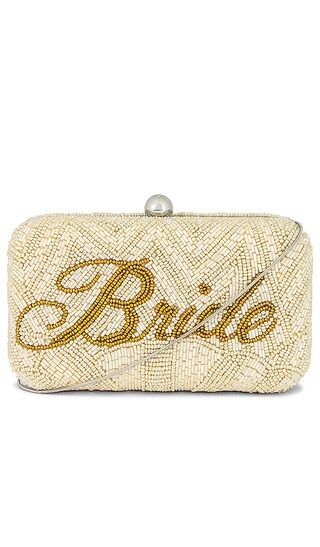 Bride Box Clutch in Ivory & Amber | Revolve Clothing (Global)