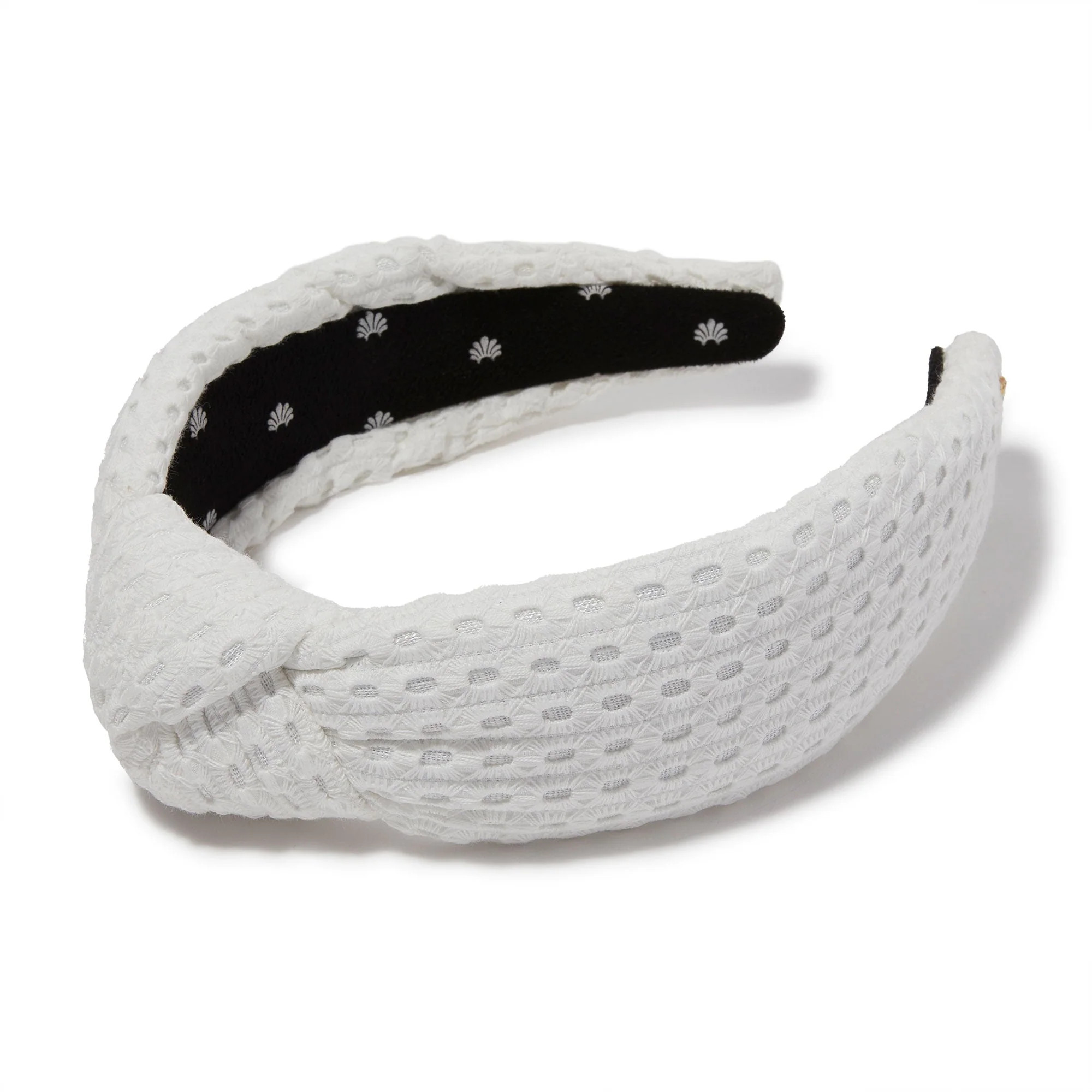 BIANCA EYELET KNOTTED HEADBAND | LELE SADOUGHI