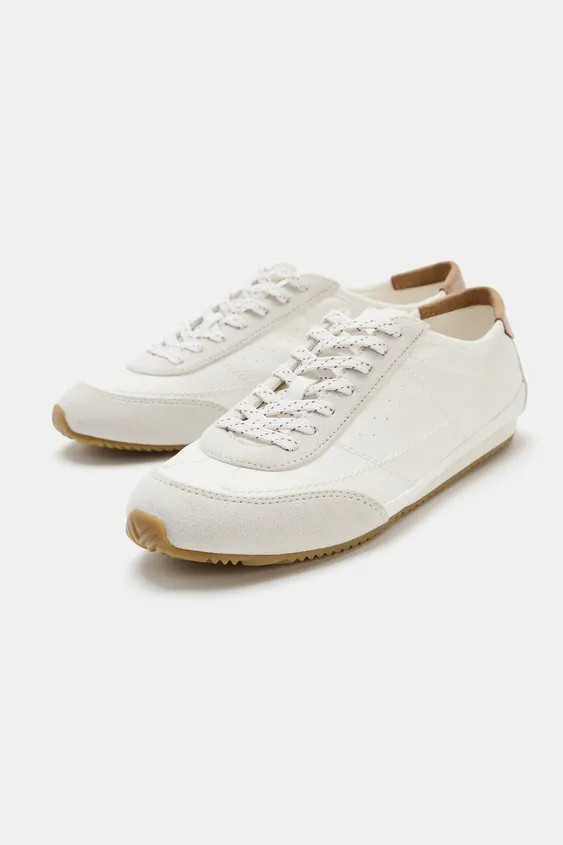 DERBY SNEAKERS WITH HEEL DETAIL | Zara US