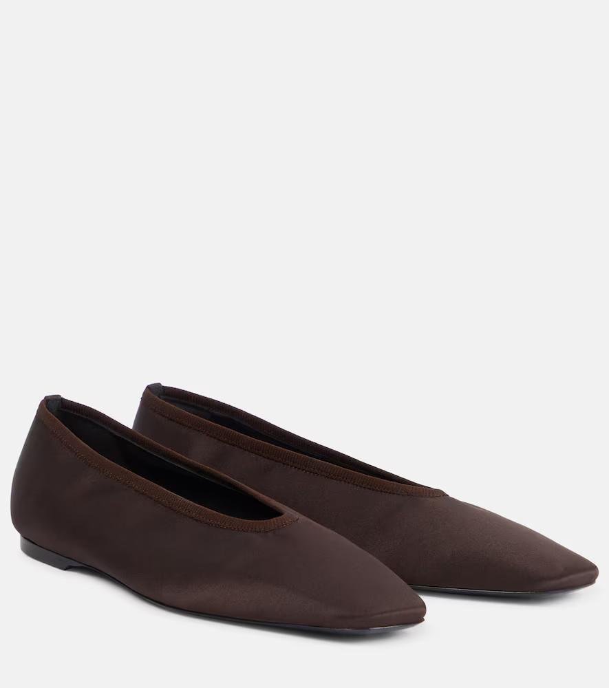 Toteme Satin ballet flats | Mytheresa (US/CA)