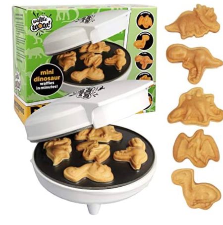 Dinosaur waffle maker is 25% off right now, lightening deal on Amazon! Perfect for your dino loving toddler 

#LTKGiftGuide #LTKsalealert #LTKkids