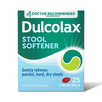 Dulcolax Stool Softener Laxative Gel Capsules - 25ct | Target
