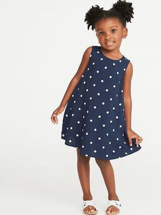 Printed Sleeveless Swing Dress for Toddler Girls | Old Navy US