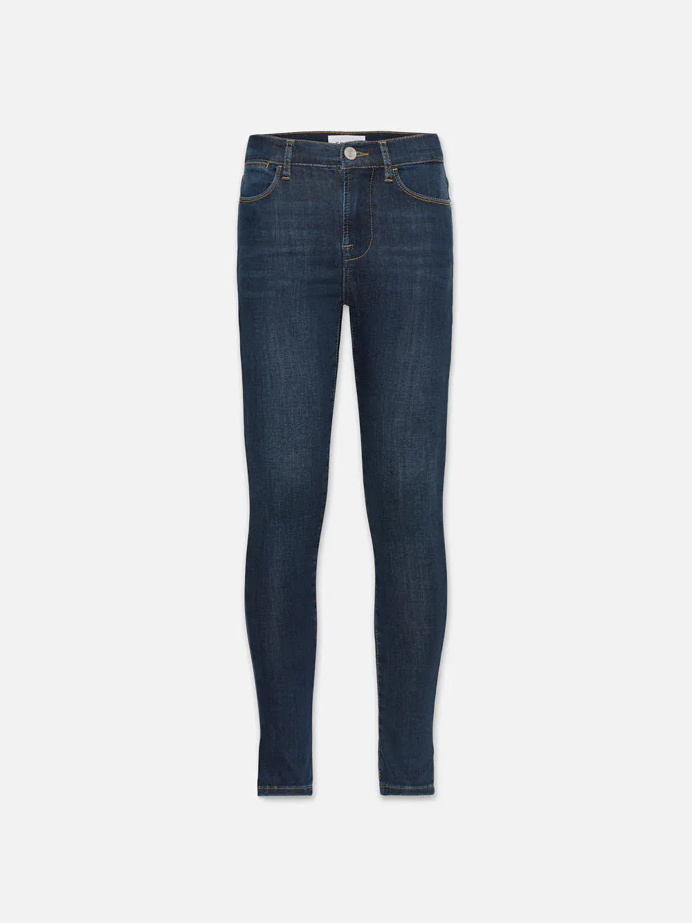 Le High Skinny Outseam Slit  in  Majesty | Frame Denim