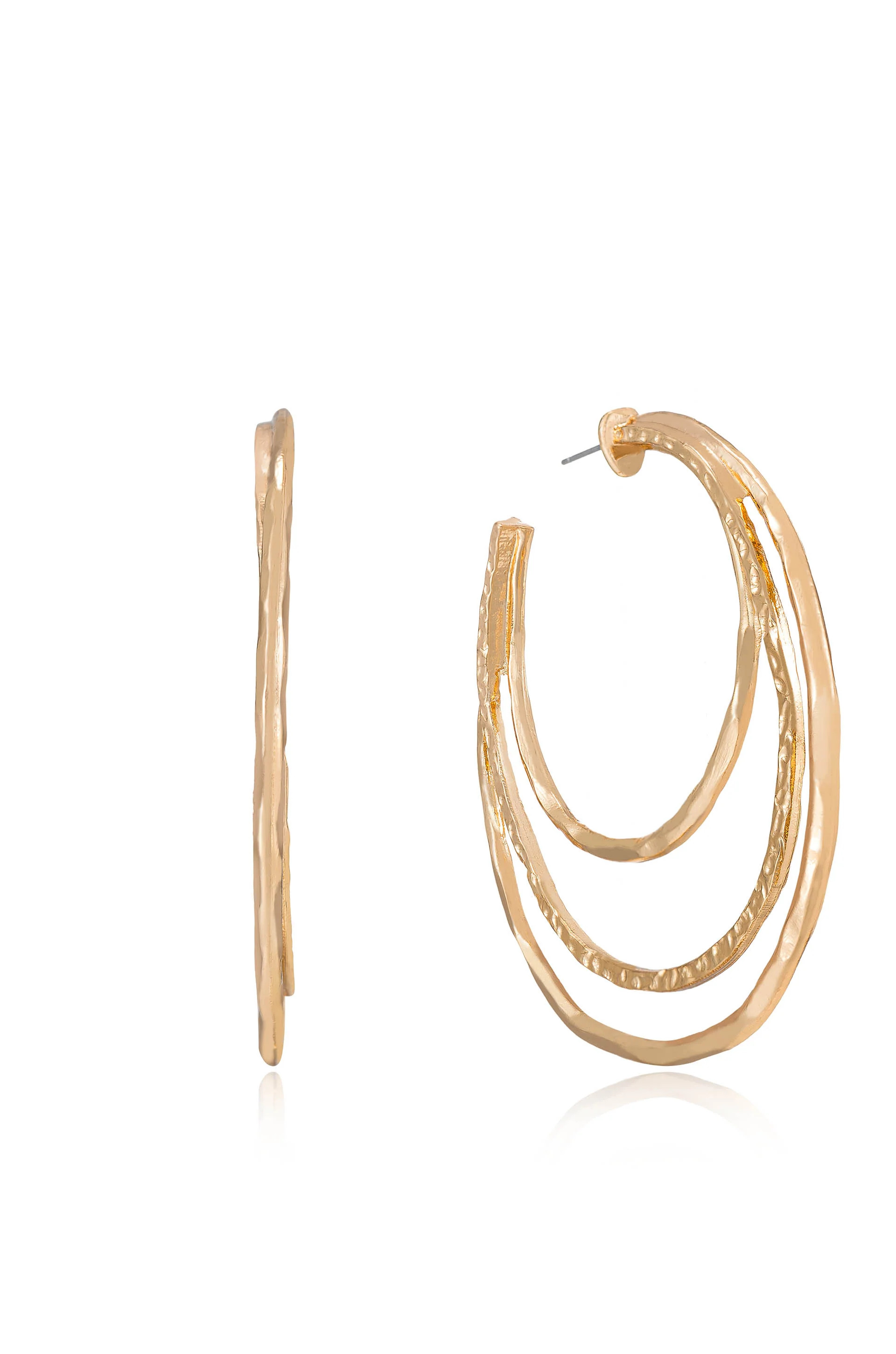 Handworked Hoop Earrings | Ettika