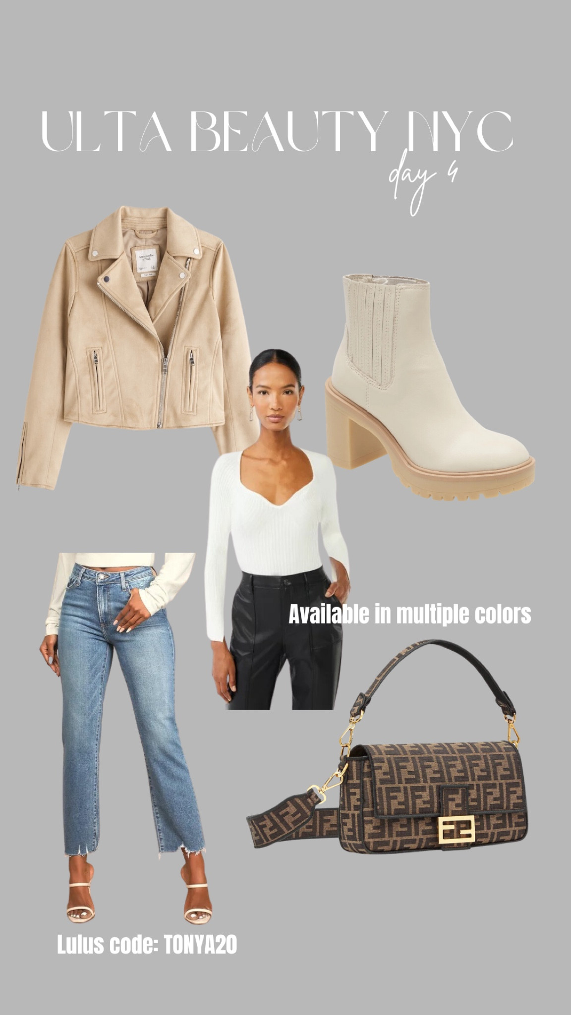 Shop my day 4 look in NYC with Ulta! 

Blazer jackets, boots, bodysuits, jeans & more 🥰

#LTKmidsize #LTKfindsunder100 #LTKstyletip