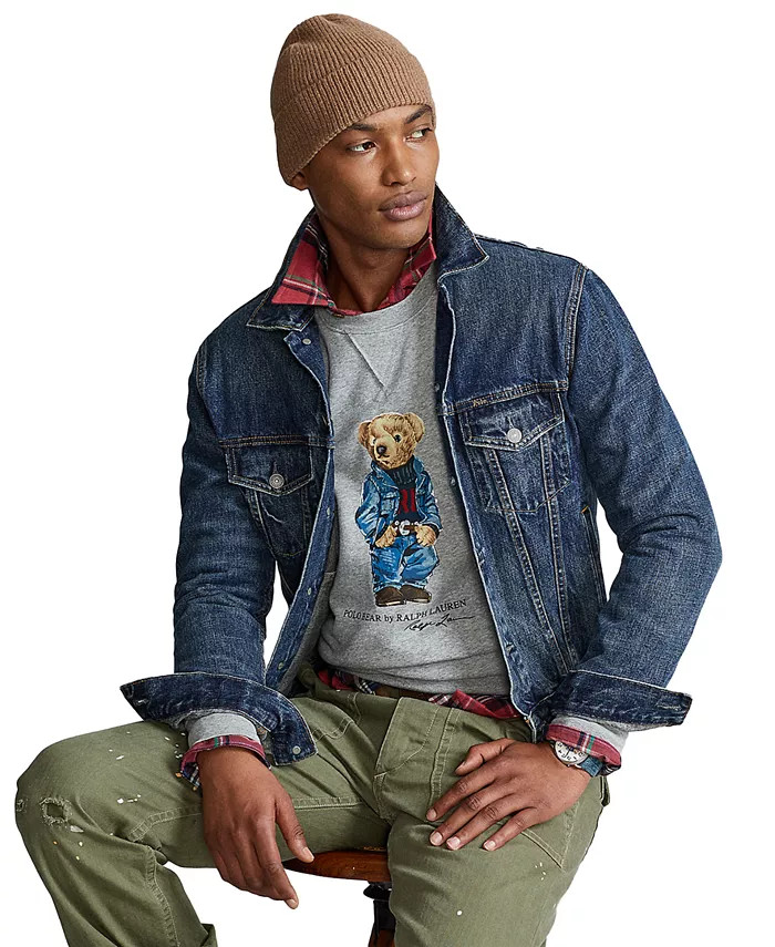 Polo Ralph Lauren Men's Polo Bear Fleece Sweatshirt - Macy's | Macys (US)