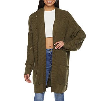 Arizona Womens Long Sleeve Cardigan Juniors | JCPenney