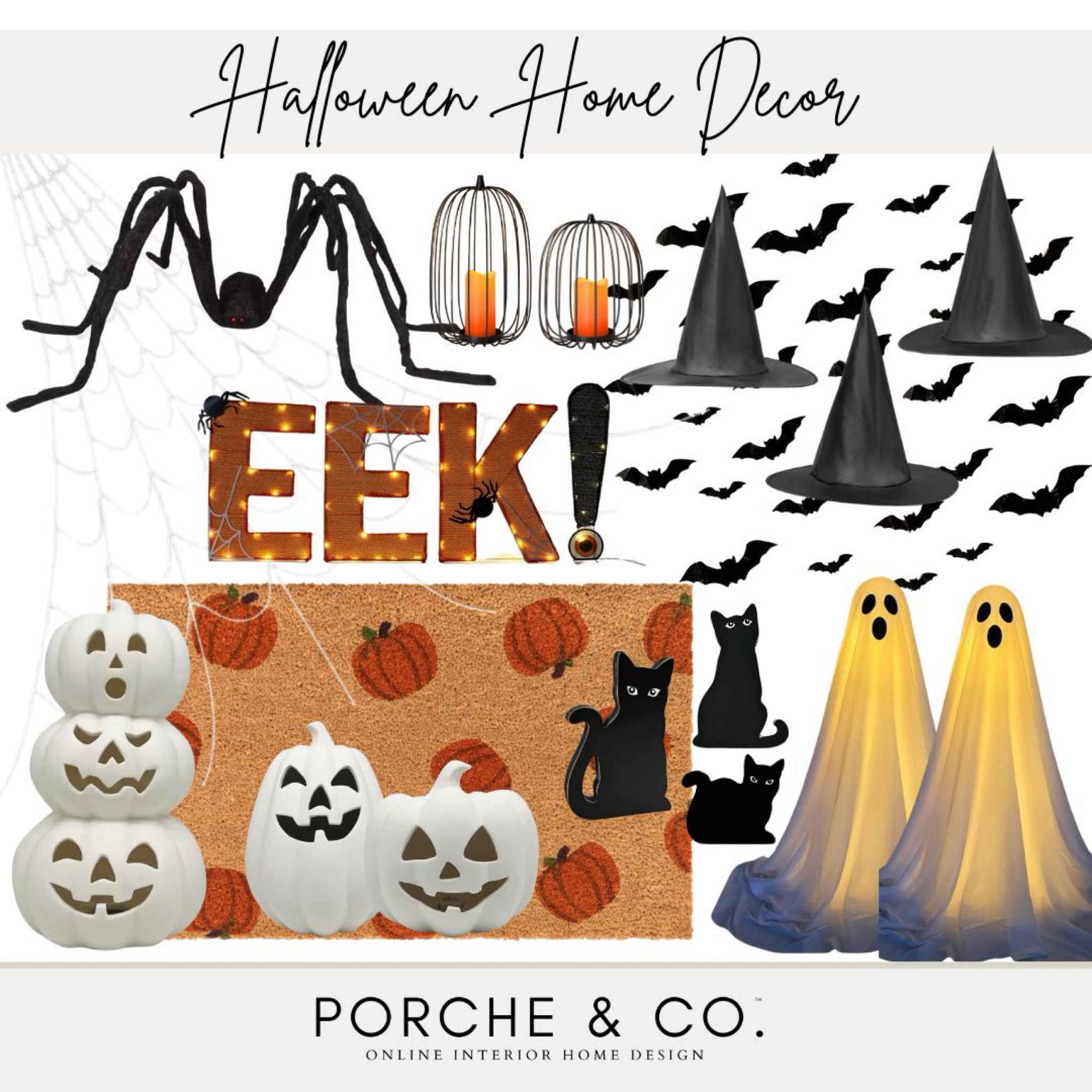 Spooky Halloween decor, front porch Halloween decor 
#visionboard #moodboard #porcheandco

#LTKSeasonal #LTKHome #LTKStyleTip