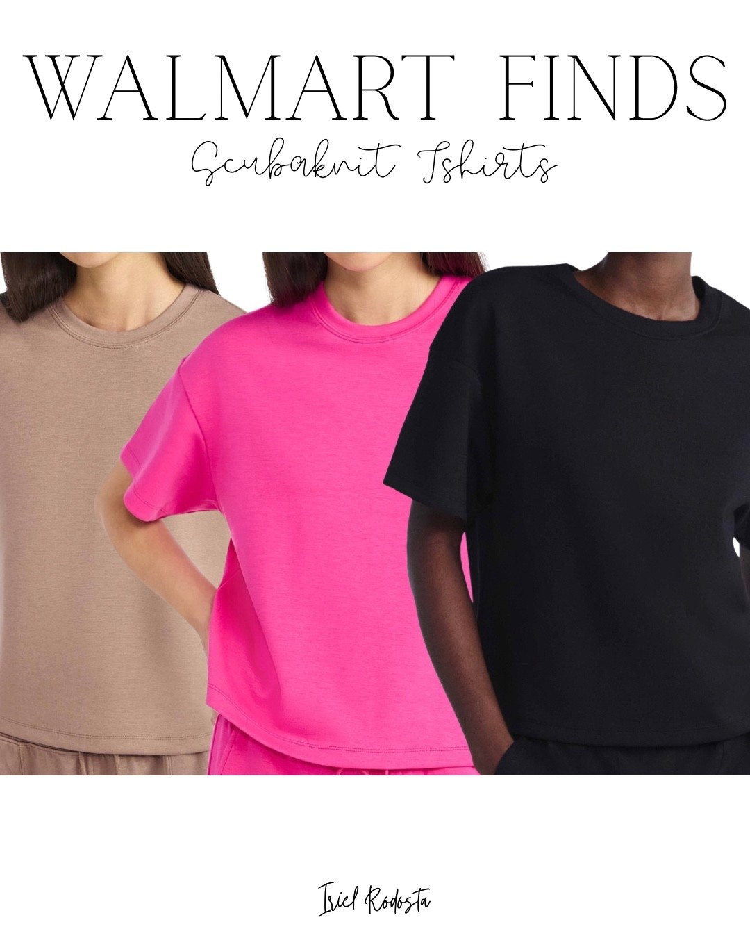 These scuba knit tshirts are coming home with me from Walmart! 

#LTKootd #LTKActive #LTKmomlife