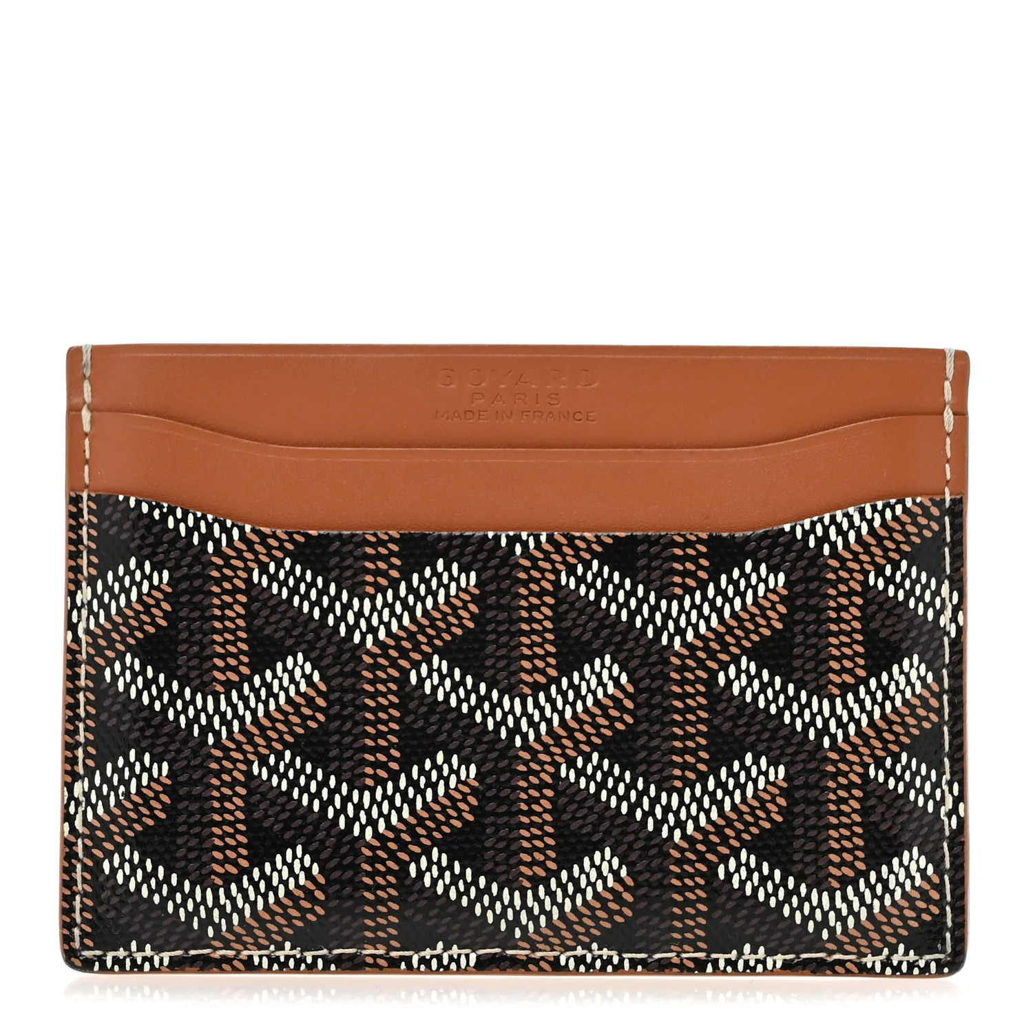 Goyardine Saint Sulpice Card Holder Black Gold | FASHIONPHILE (US)
