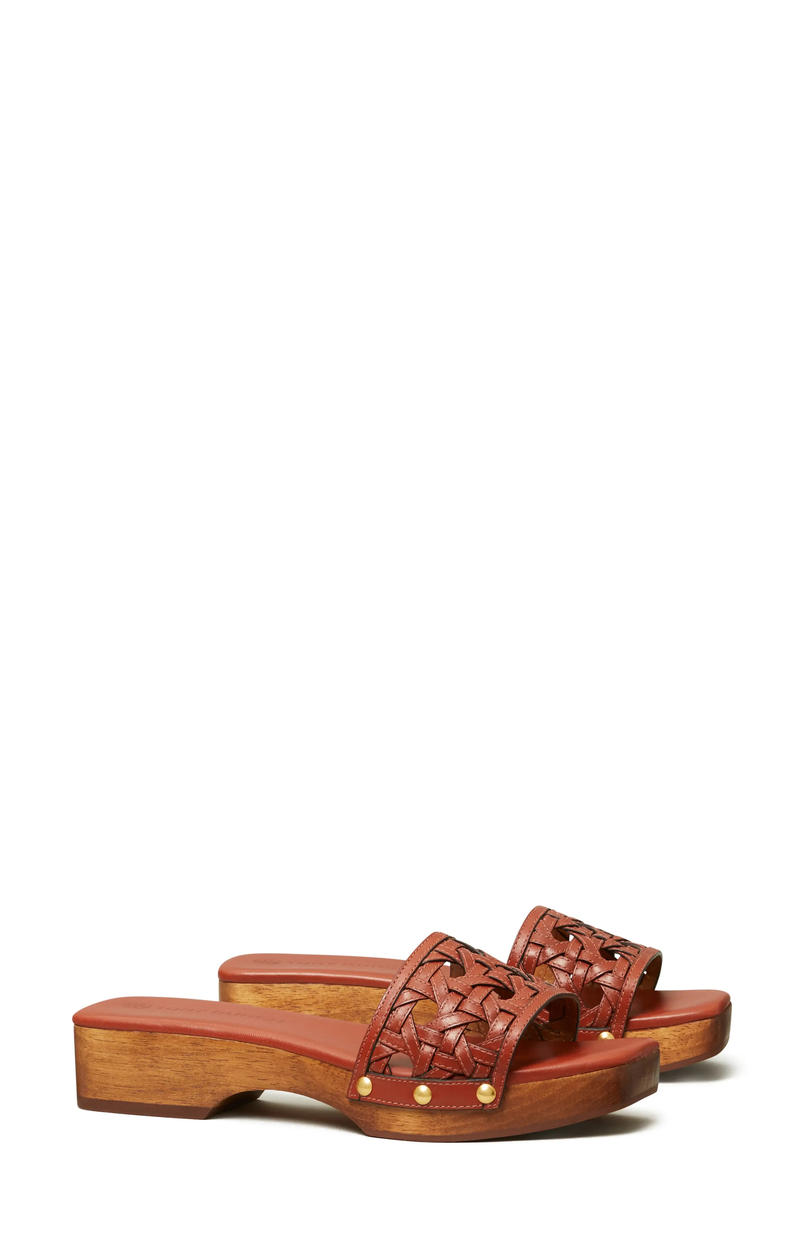 Tory Burch Basketweave Sandal in Brick Red at Nordstrom, Size 6 | Nordstrom
