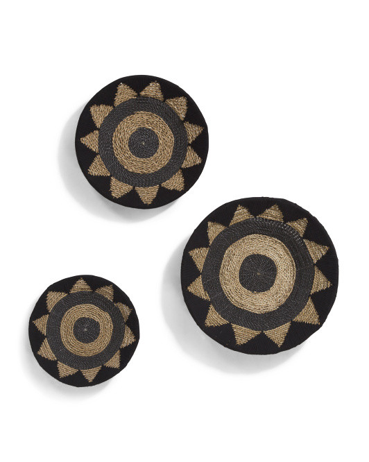 Set Of 3 Seagrass Wall Baskets | TJ Maxx