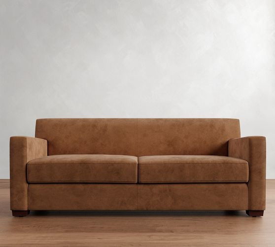 Ashby Leather Sofa (67"-89") | Pottery Barn (US)