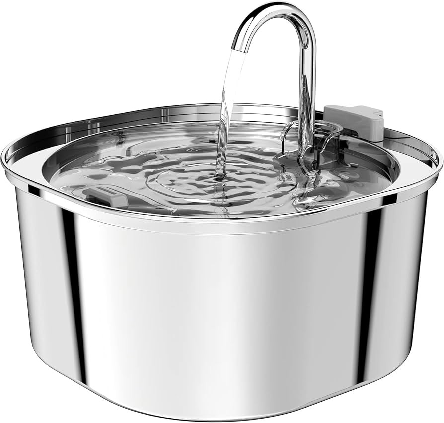 PEKTACO Cat Water Fountain, Pet Water Fountain Dog Water Dispenser Drinking Fountain, 3.2L/108oz ... | Amazon (US)