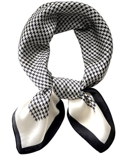 Dailyacc Hair Bandanas Scarf For Women Lightweight Fashion Neck Silk Satin Head Scarves For Sleeping Handbags Scarf/27.5"-3F | Amazon (US)