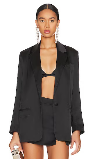Steve Madden Smooth Talk Blazer in Black. - size XS | Revolve Clothing (Global)