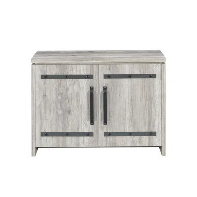 Versatile Grey Driftwood Storage Cabinet - Suits Different Decor Styles Adds Style To Primary Living Space | Wayfair North America